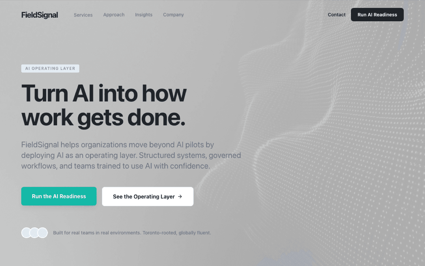 FieldSignal preview