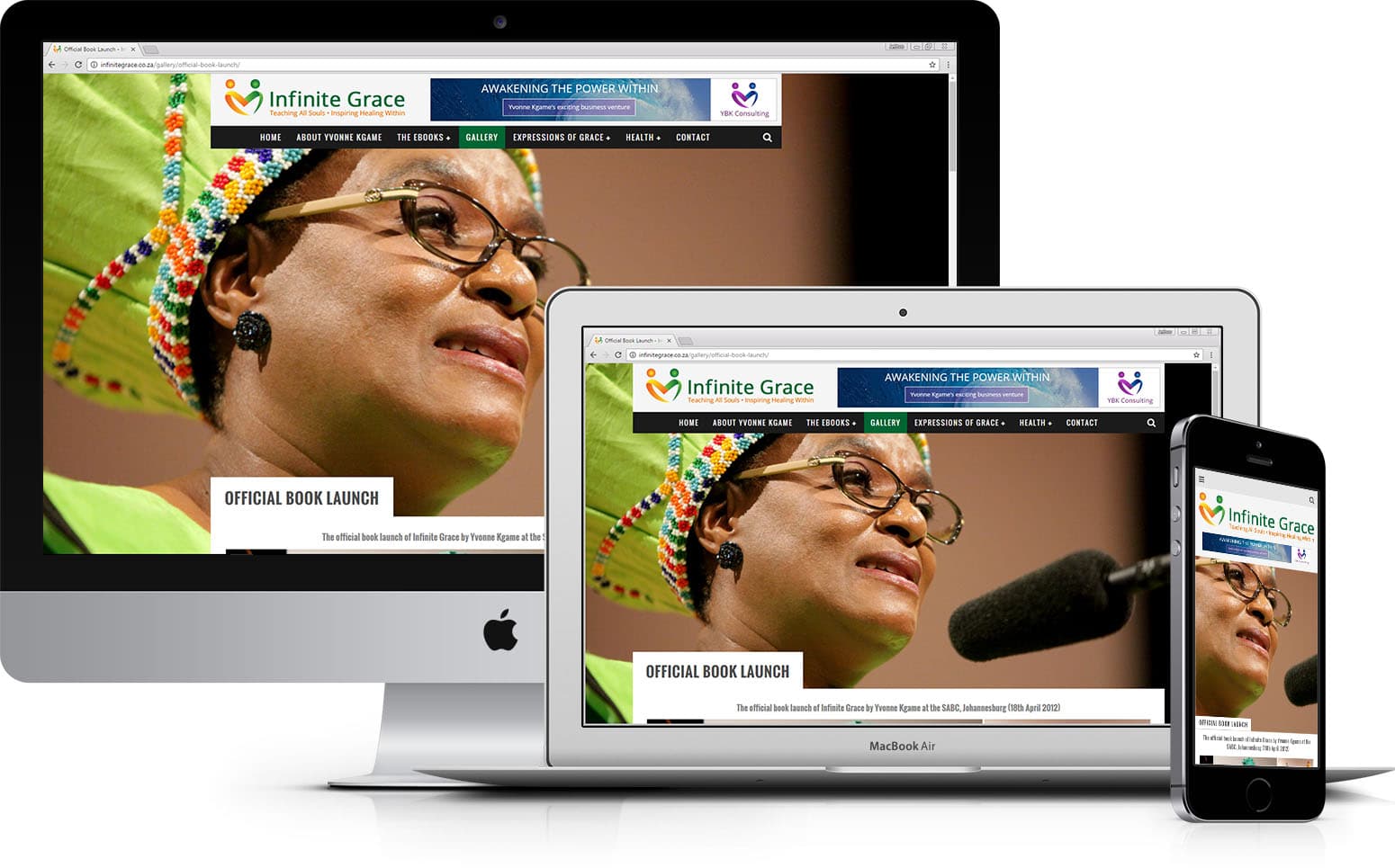Infinite Grace responsive design