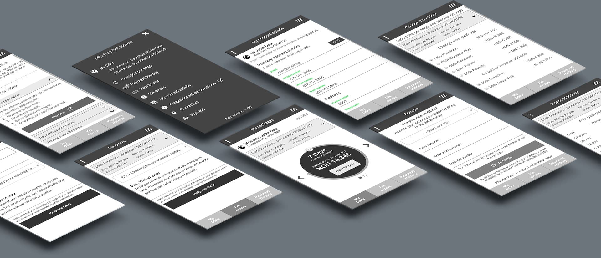 wireframes